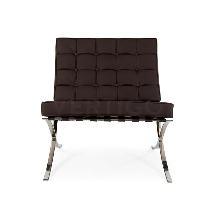 Barcelona Style Leather Lounge Chair