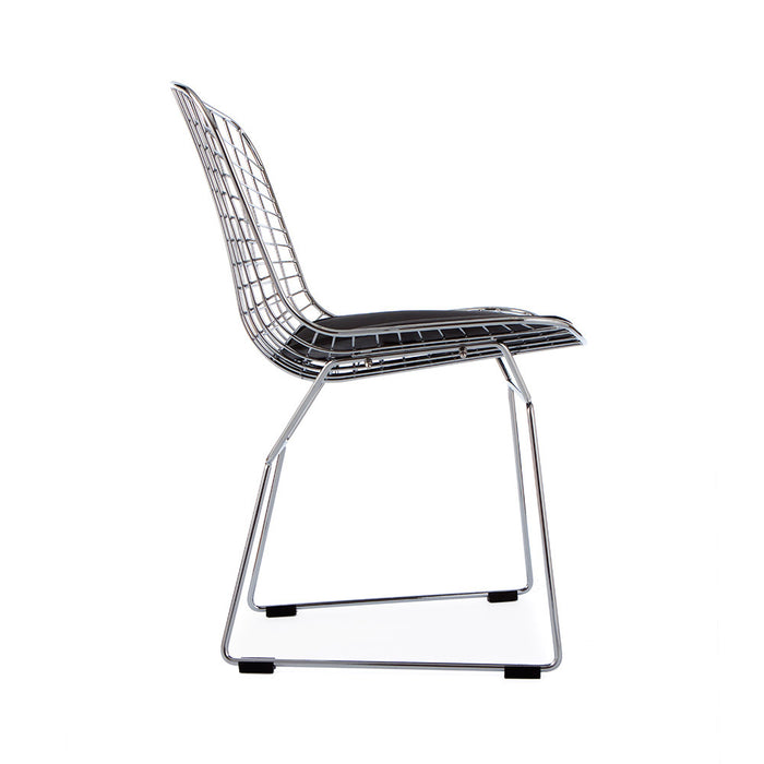 Chrome Wire Bertoia Style Side Chair