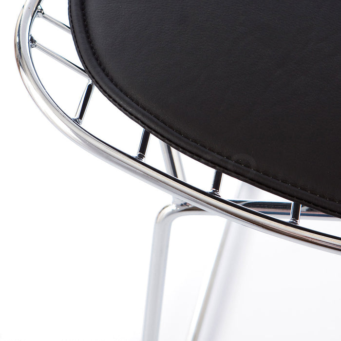 Chrome Wire Bertoia Style Side Chair