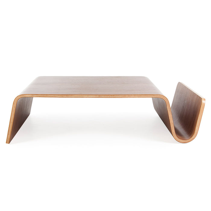 Walnut Bent Plywood Coffee Table