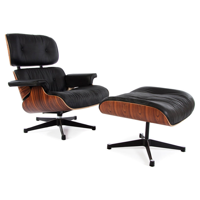 Classic Eames Style Lounge Chair Set