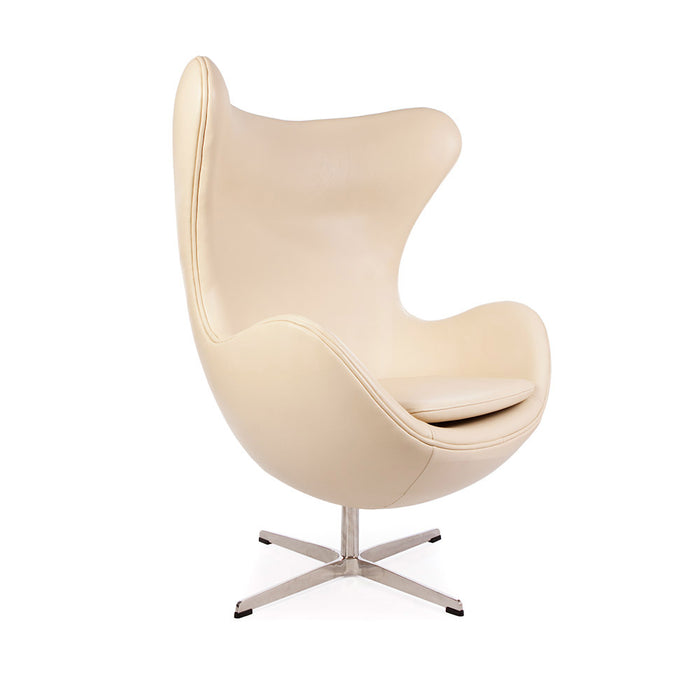 Leather Jacobsen Style Classic Egg Chair