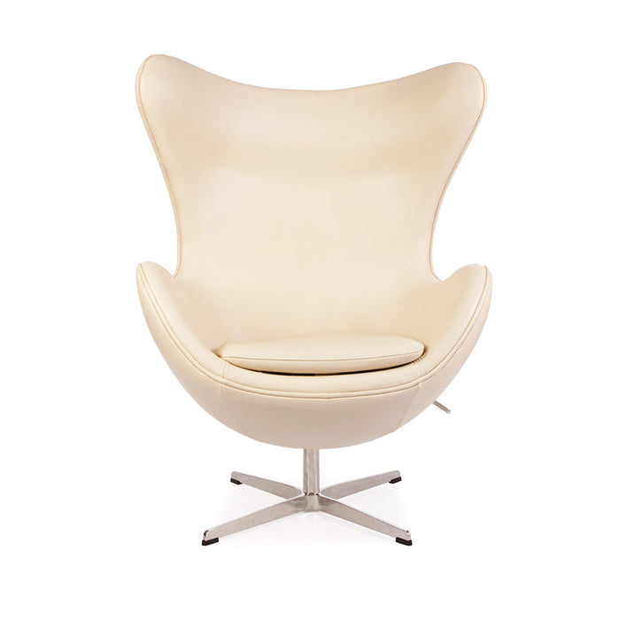 Leather Jacobsen Style Classic Egg Chair