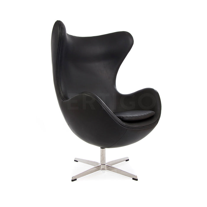 Leather Jacobsen Style Classic Egg Chair