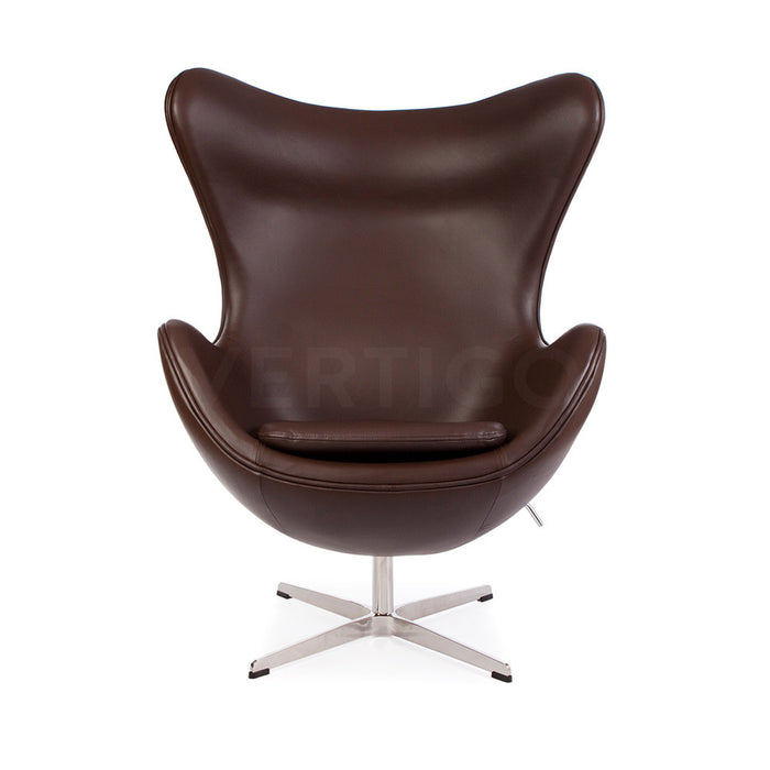 Leather Jacobsen Style Classic Egg Chair