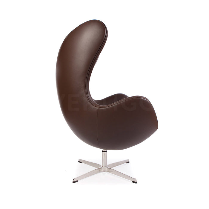 Leather Jacobsen Style Classic Egg Chair