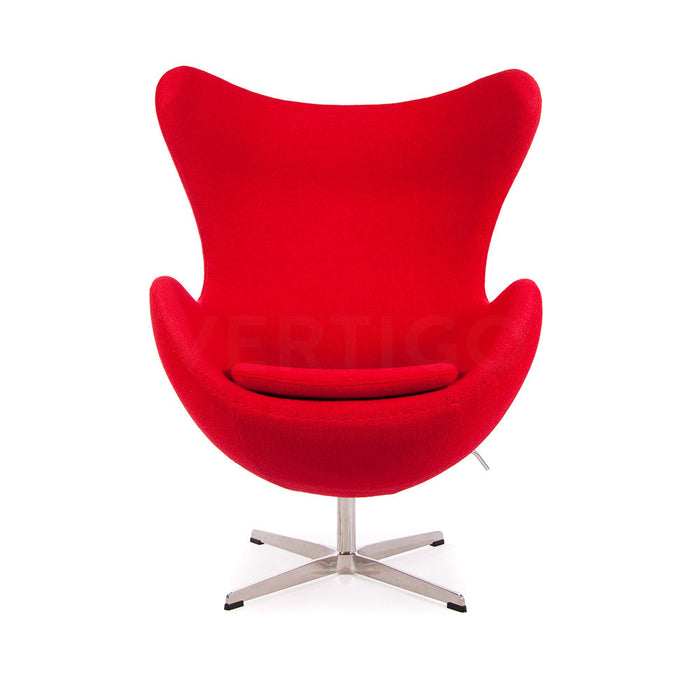 Wool Jacobsen Style Egg Chair