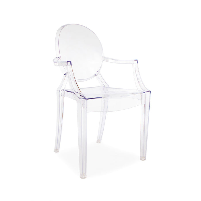 Louis Ghost Starck Style Arm Chair