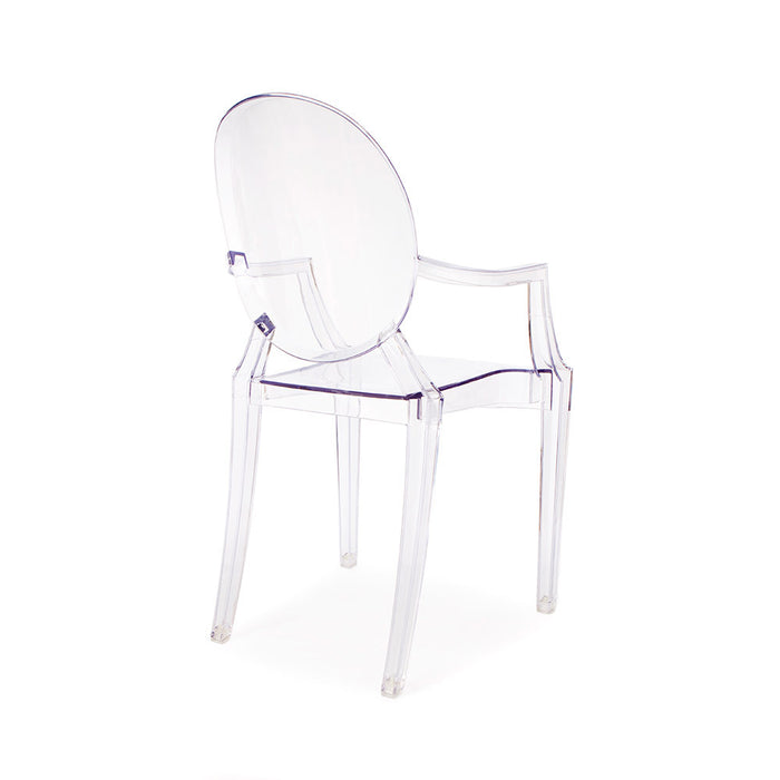 Louis Ghost Starck Style Arm Chair