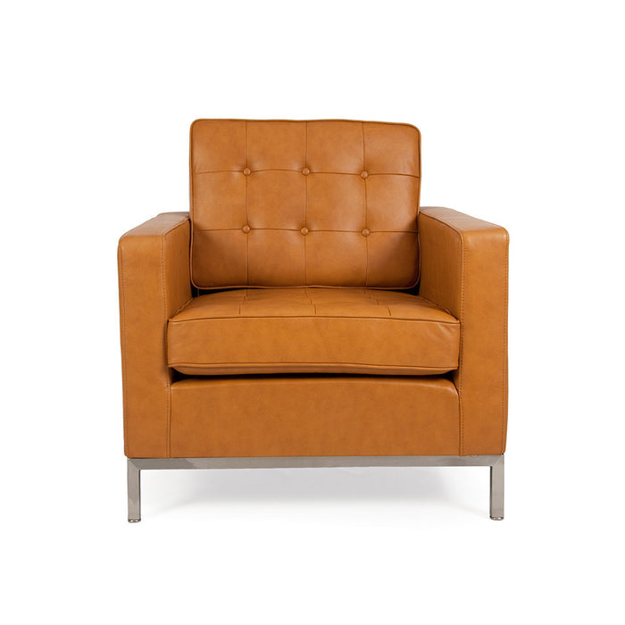 Florence Knoll Leather Arm Chair