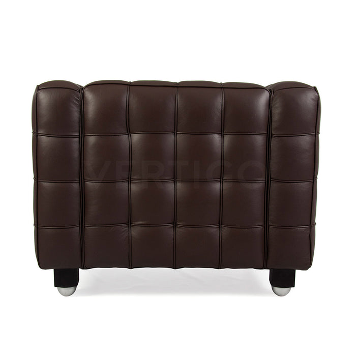 Kubus Hoffmann Style Leather Arm Chair