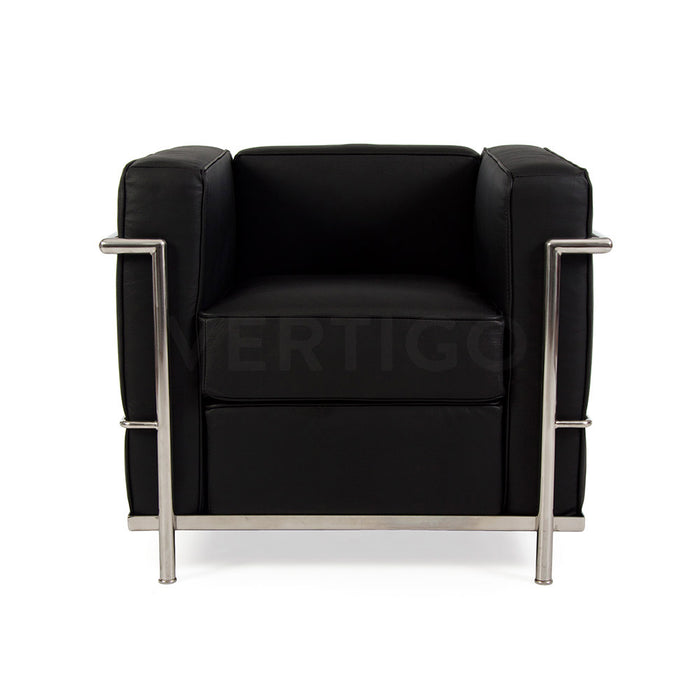 LC2 Petit Le Corbusier Style Arm Chair