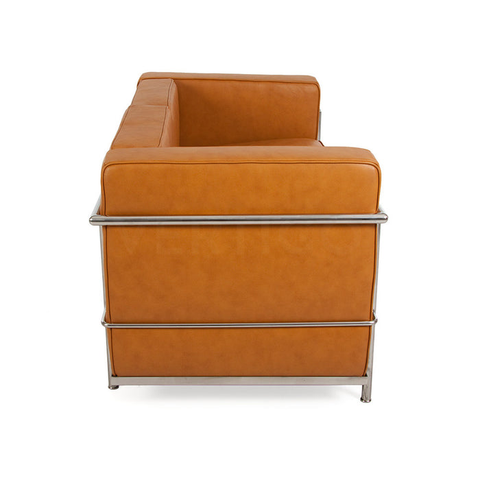 LC2 Petit Le Corbusier Style 2 Seat Sofa