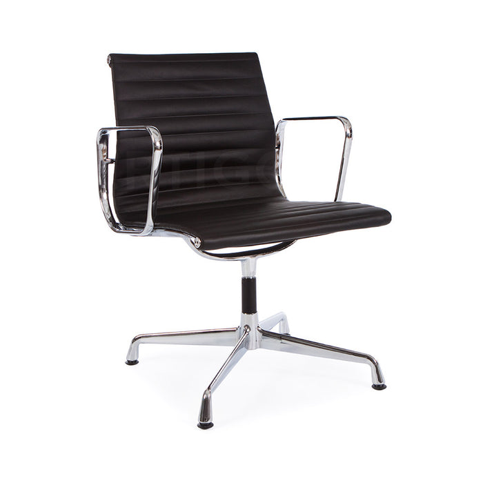 Ribbed Eames Style Office Chair on Glides