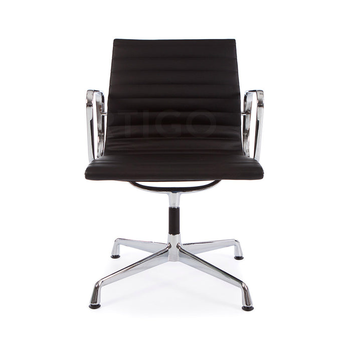 Ribbed Eames Style Office Chair on Glides