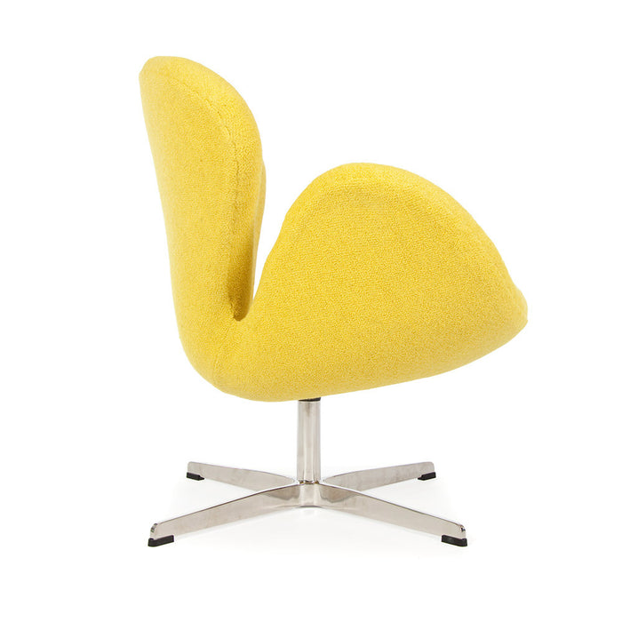 Wool Jacobsen Style Swan Chair