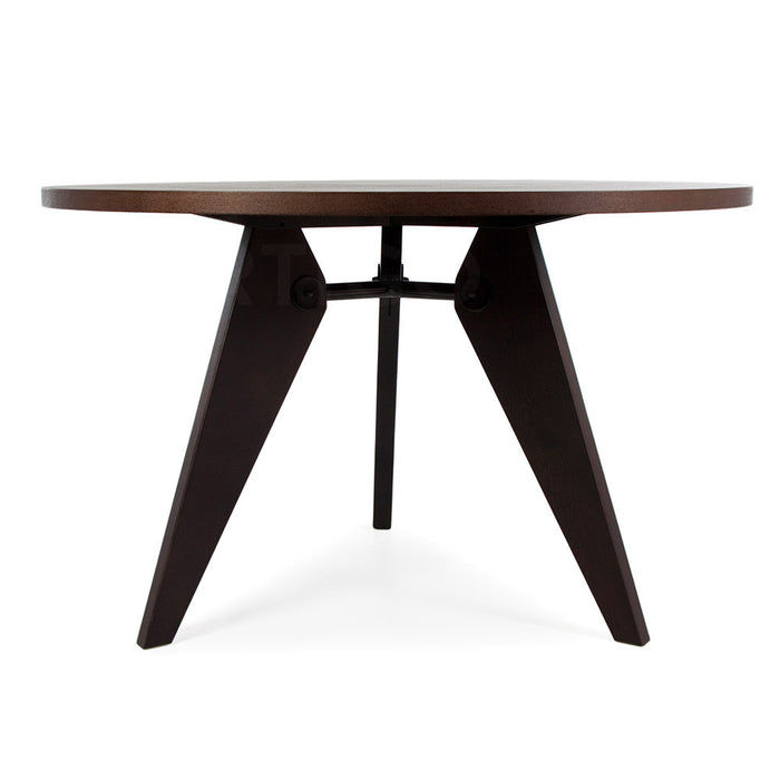 Circular Jean Prouve Style Dining Table