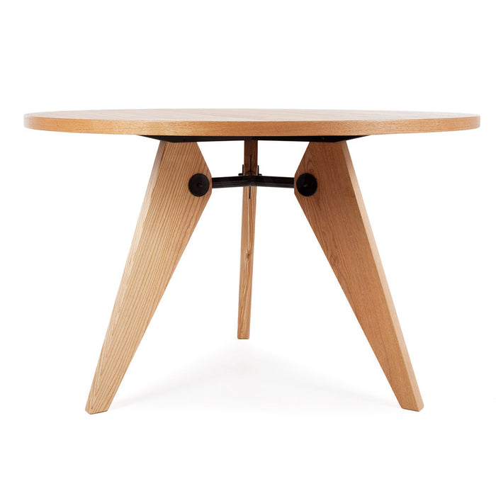 Circular Jean Prouve Style Dining Table