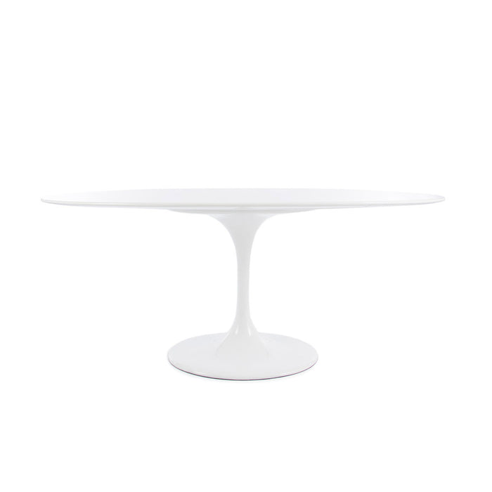 Set - 170cm White Oval Tulip Style Table & 4 + 2 Chairs